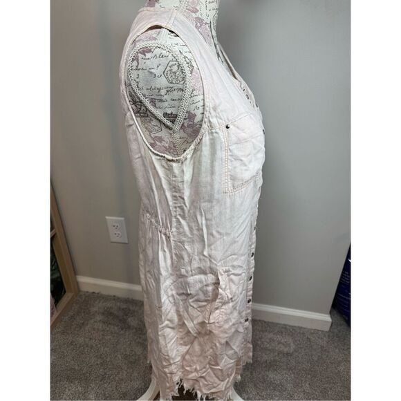 BILLY T Chambray Shirt Dress Medium Rae Hem Anthropologie - Picture 4 of 7